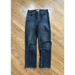 Re/Done Comfort Stretch High Rise Stove Pipe